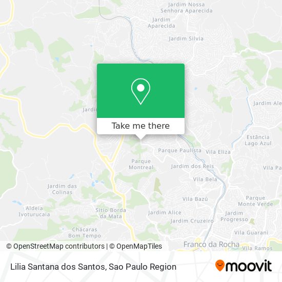 Lilia Santana dos Santos map