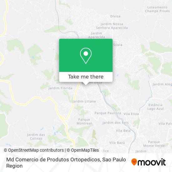 Md Comercio de Produtos Ortopedicos map