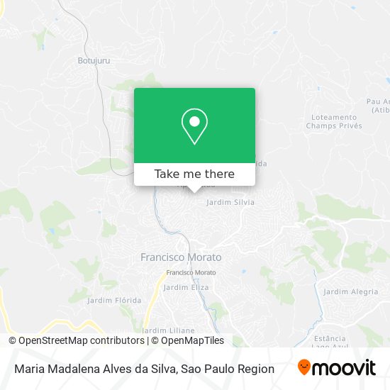 Mapa Maria Madalena Alves da Silva