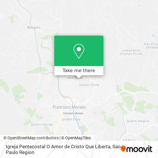 Mapa Igreja Pentecostal O Amor de Cristo Que Liberta