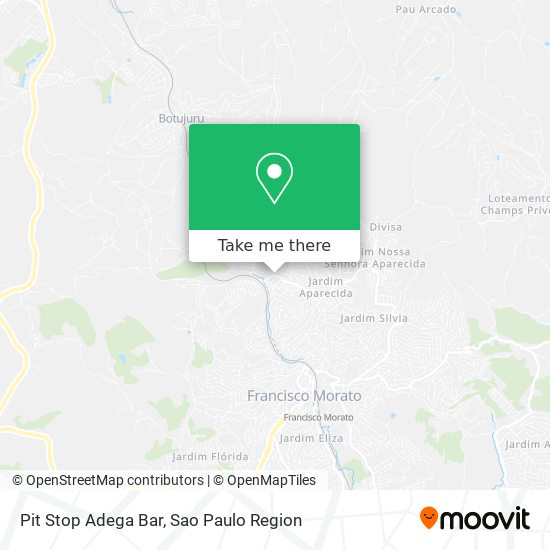 Pit Stop Adega Bar map