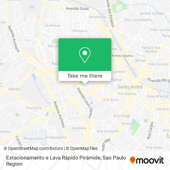 Estacionamento e Lava Rápido Pirâmide map
