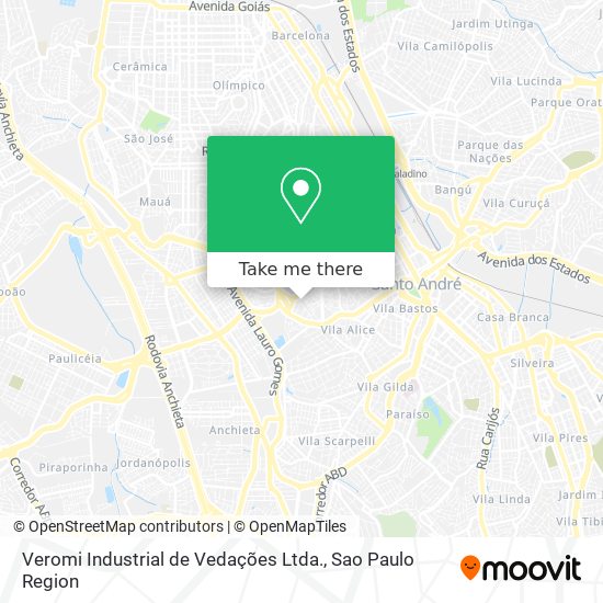 Veromi Industrial de Vedações Ltda. map