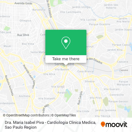 Dra. Maria Isabel Piva - Cardiologia Clinica Medica map