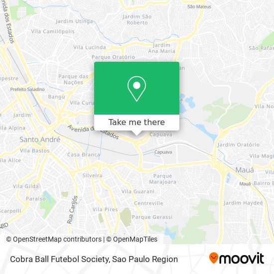 Cobra Ball Futebol Society map