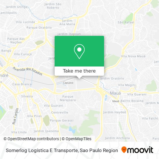 Mapa Somerlog Logística E Transporte