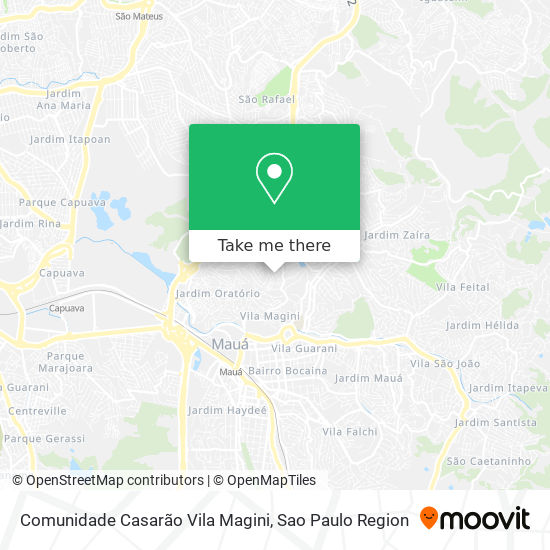 Comunidade  Casarão  Vila Magini map