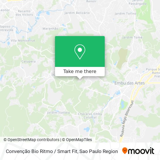 Mapa Convenção Bio Ritmo / Smart Fit