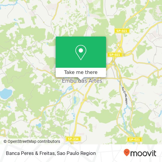 Banca Peres & Freitas map