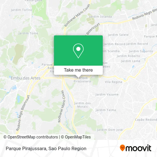 Parque Pirajussara map