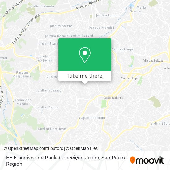 EE Francisco de Paula Conceição Junior map