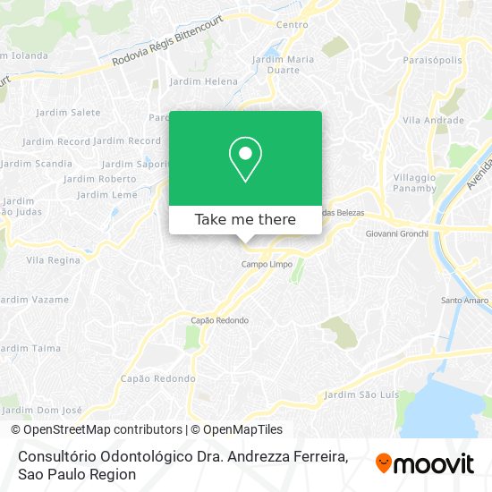 Consultório Odontológico Dra. Andrezza Ferreira map