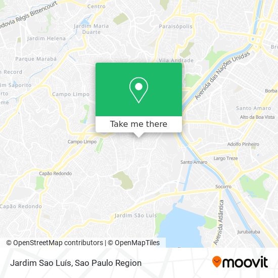 Jardim Sao Luís map