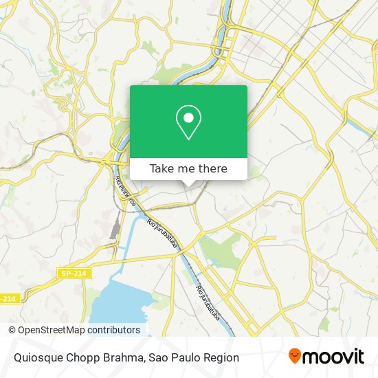 Quiosque Chopp Brahma map