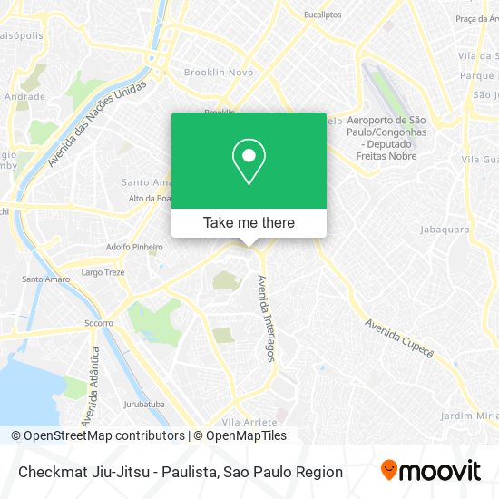 Checkmat Jiu-Jitsu - Paulista map