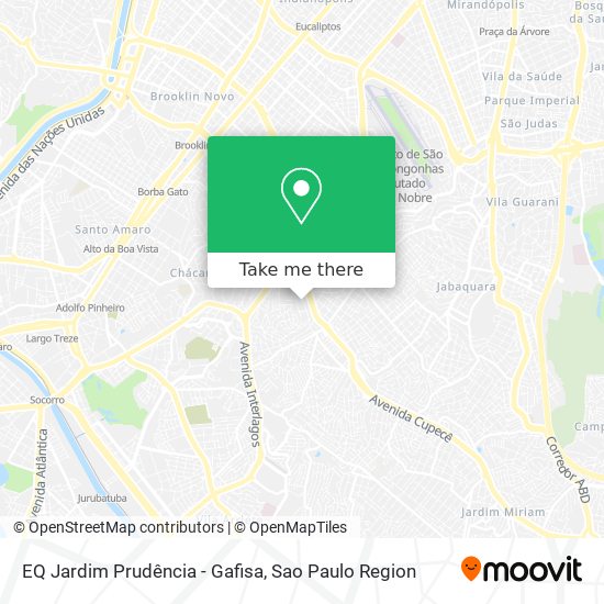 EQ Jardim Prudência - Gafisa map