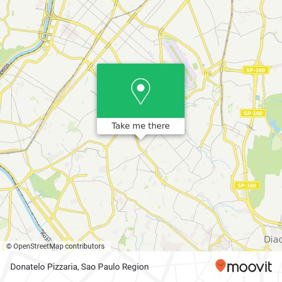 Mapa Donatelo Pizzaria