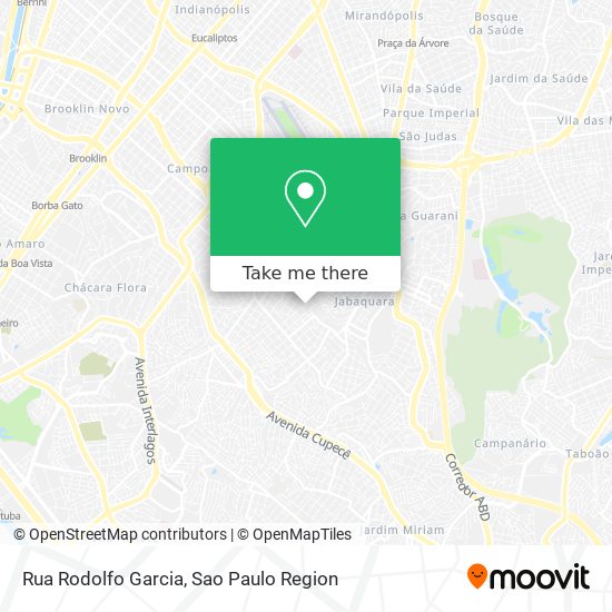 Mapa Rua Rodolfo Garcia