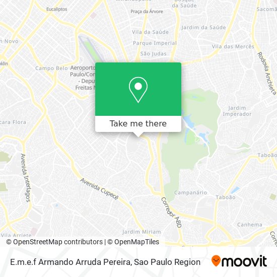 Mapa E.m.e.f Armando Arruda Pereira