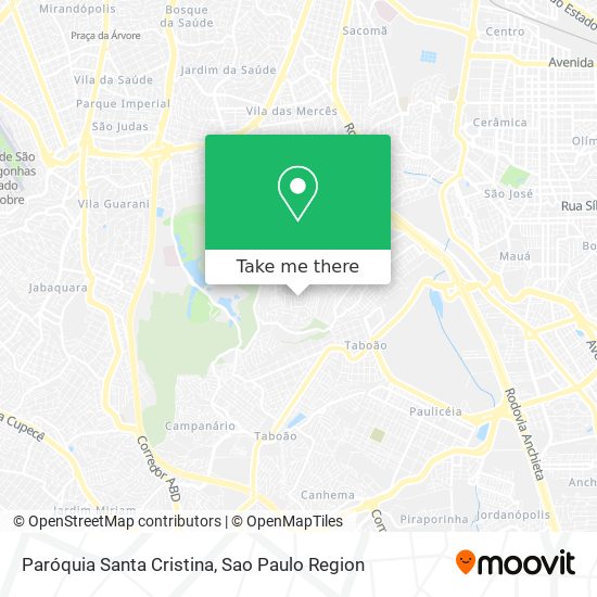 Paróquia Santa Cristina map