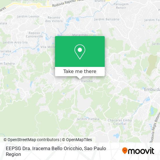 EEPSG Dra. Iracema Bello Oricchio map