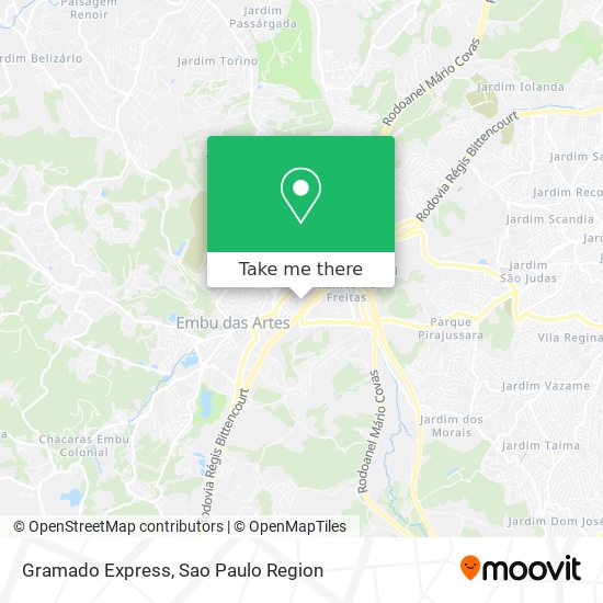 Gramado Express map