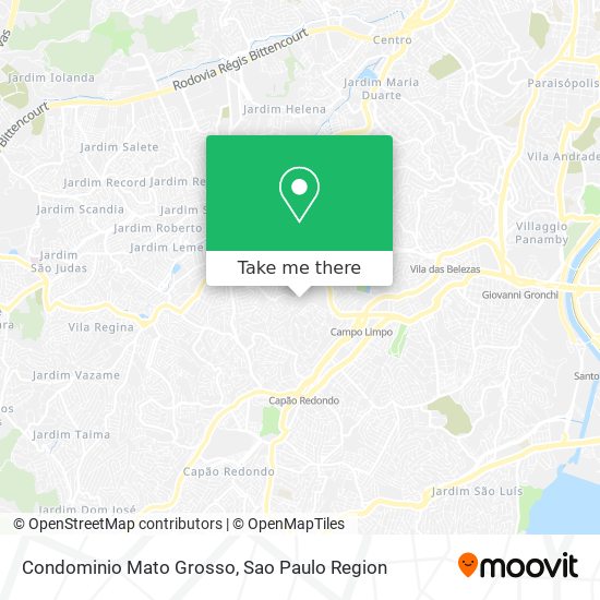 Mapa Condominio Mato Grosso