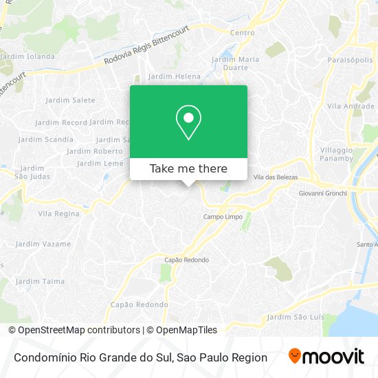 Mapa Condomínio Rio Grande do Sul