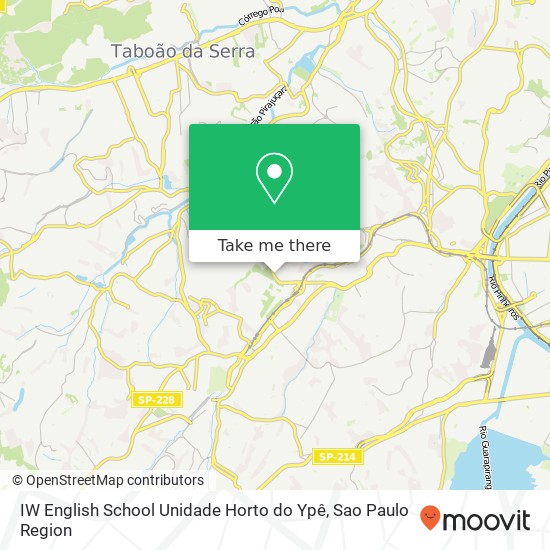 IW English School Unidade Horto do Ypê map