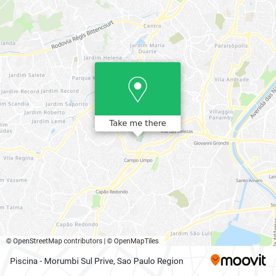 Piscina - Morumbi Sul Prive map