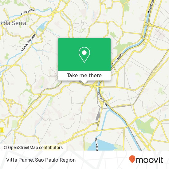 Mapa Vitta Panne