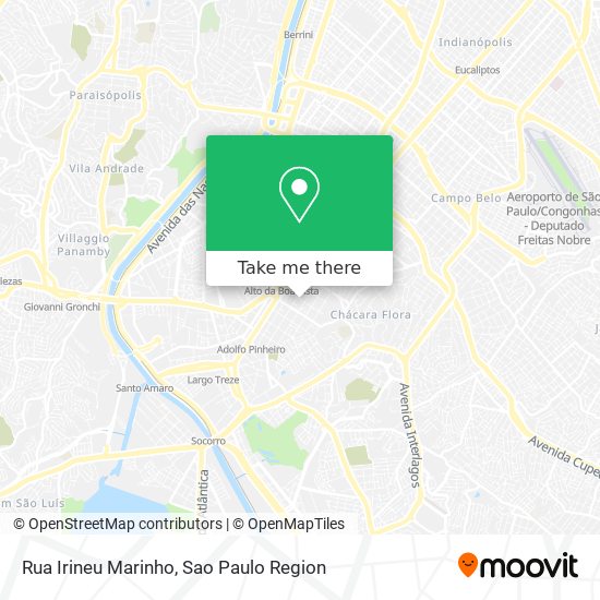 Rua Irineu Marinho map