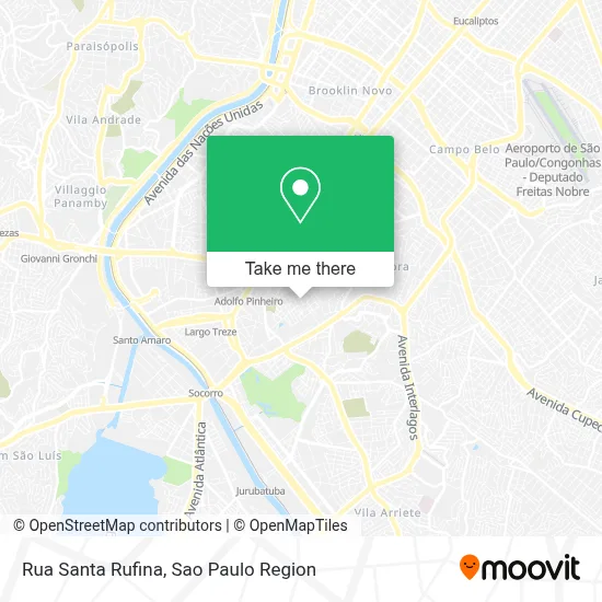 Rua Santa Rufina map