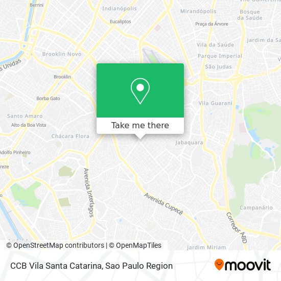 CCB Vila Santa Catarina map