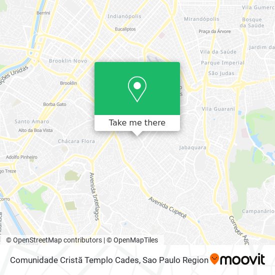 Comunidade Cristã Templo Cades map