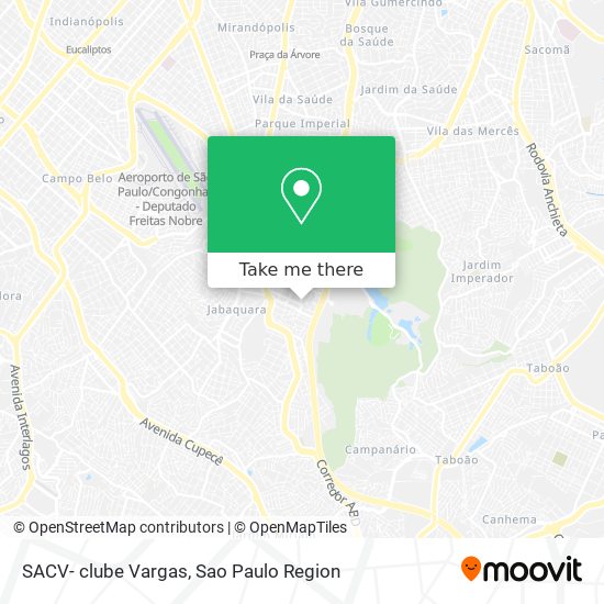 SACV- clube Vargas map