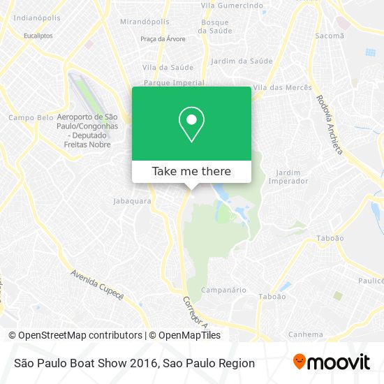 São Paulo Boat Show 2016 map