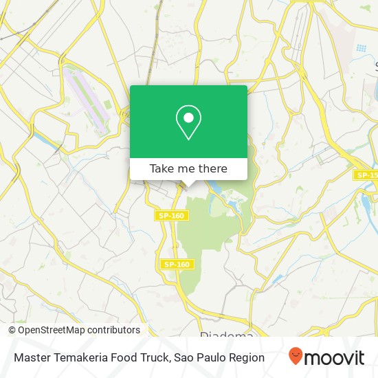 Mapa Master Temakeria Food Truck