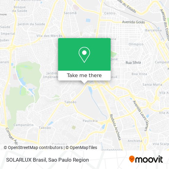 Mapa SOLARLUX Brasil