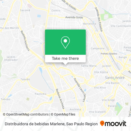 Distribuidora de bebidas Marlene map