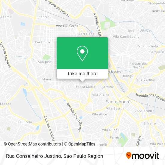 Rua Conselheiro Justino map