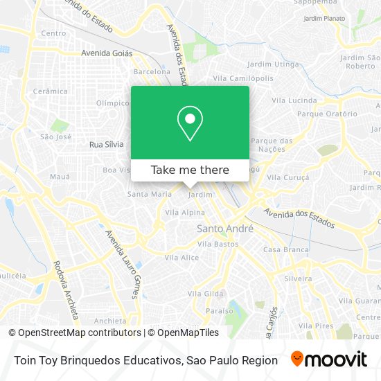 Mapa Toin Toy Brinquedos Educativos