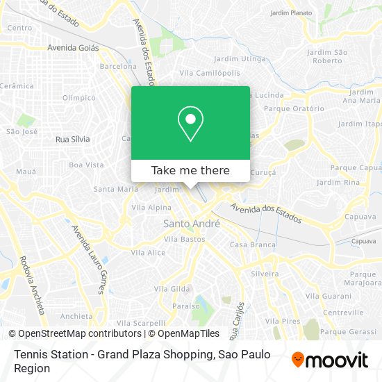 Mapa Tennis Station - Grand Plaza Shopping