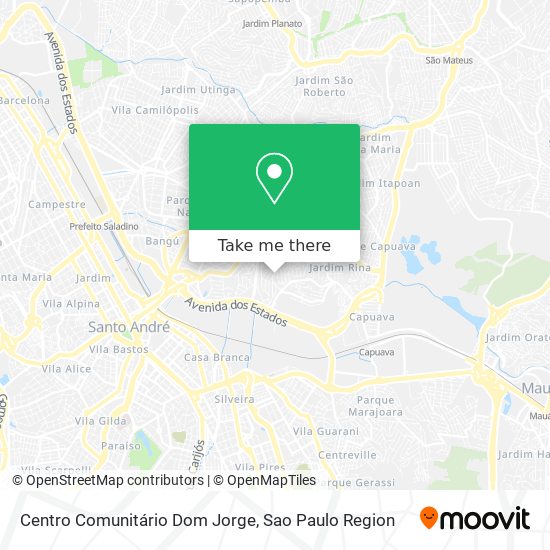 Mapa Centro Comunitário Dom Jorge