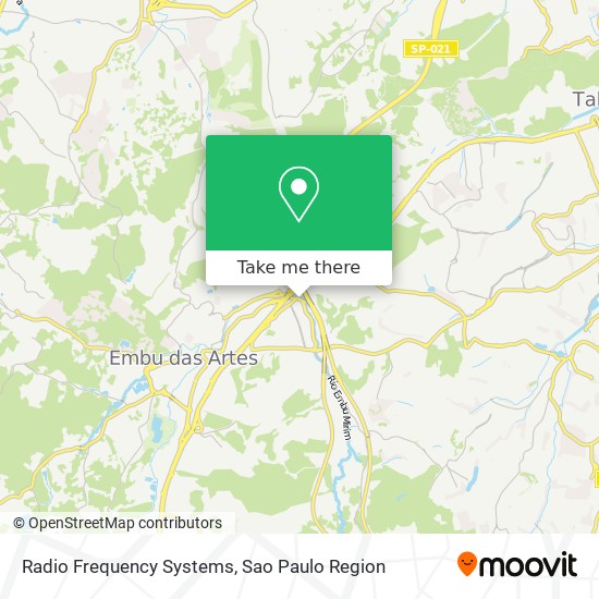 Radio Frequency Systems map