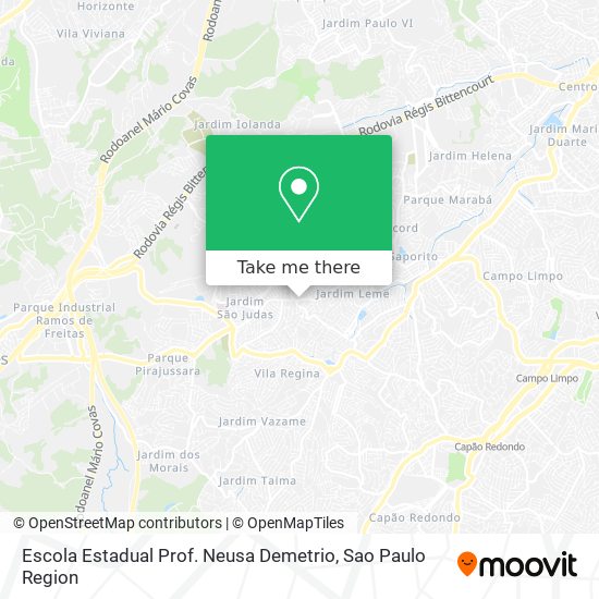 Escola Estadual Prof. Neusa Demetrio map