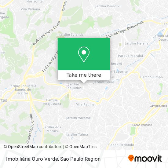 Imobiliária Ouro Verde map