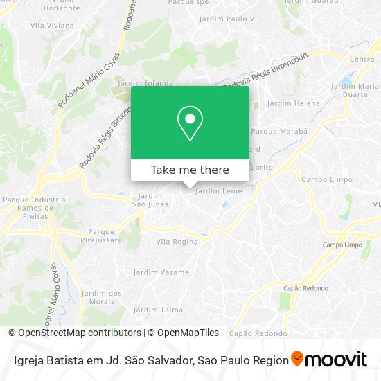 Igreja Batista em Jd. São Salvador map