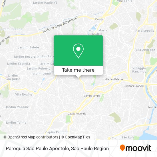 Paróquia São Paulo Apóstolo map