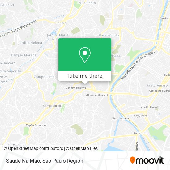 Saude Na Mão map